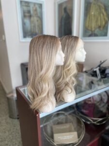 Custom silk and lace top wigs